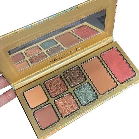 Violet Voss Cosmetics Pretty In Paradise Face & Shadow Palette Brand New In Box - Picture 12 of 12